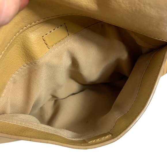 Vintage ROLFS Cognac Leather Shoulder Bag Three Compartments + Pockets - Picture 8 of 13